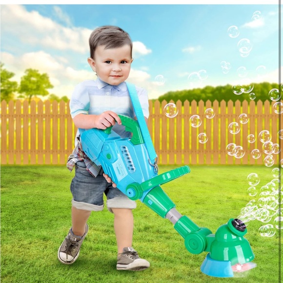 Kids👦🏻👧🏻Bubble🫧BlowerStringGrass TrimmerMachineToyLights💡Sounds🔊&Bubble🫧 - Picture 4 of 9